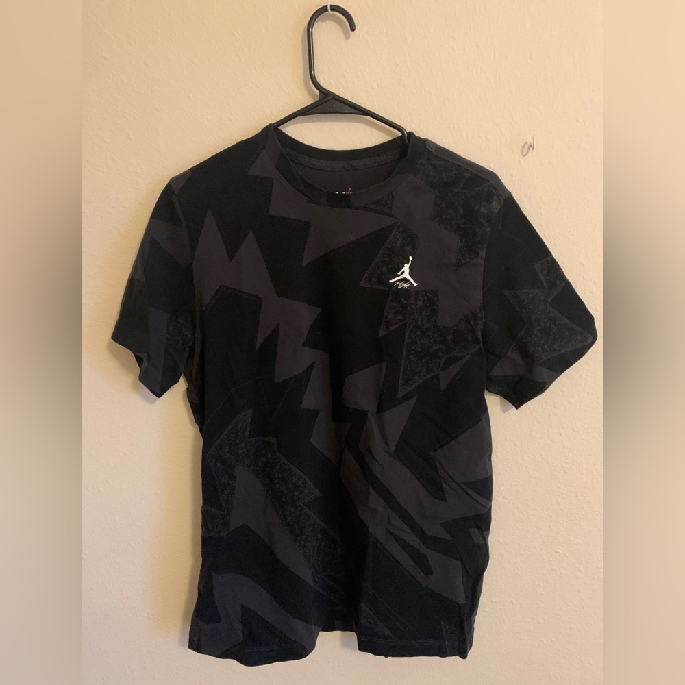 Black and grey Jordan tee